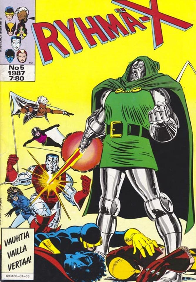 Ryhmä-X #1987-05 cover