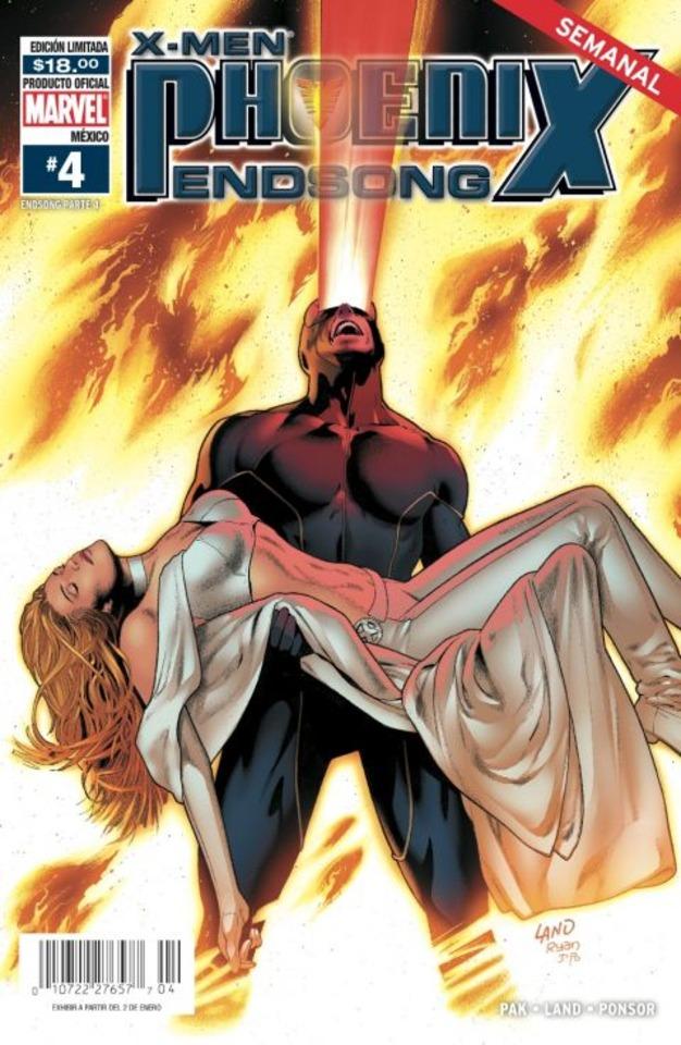 X-Men: Phoenix - Endsong #4 cover