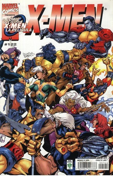 Los Hombres X #122 cover