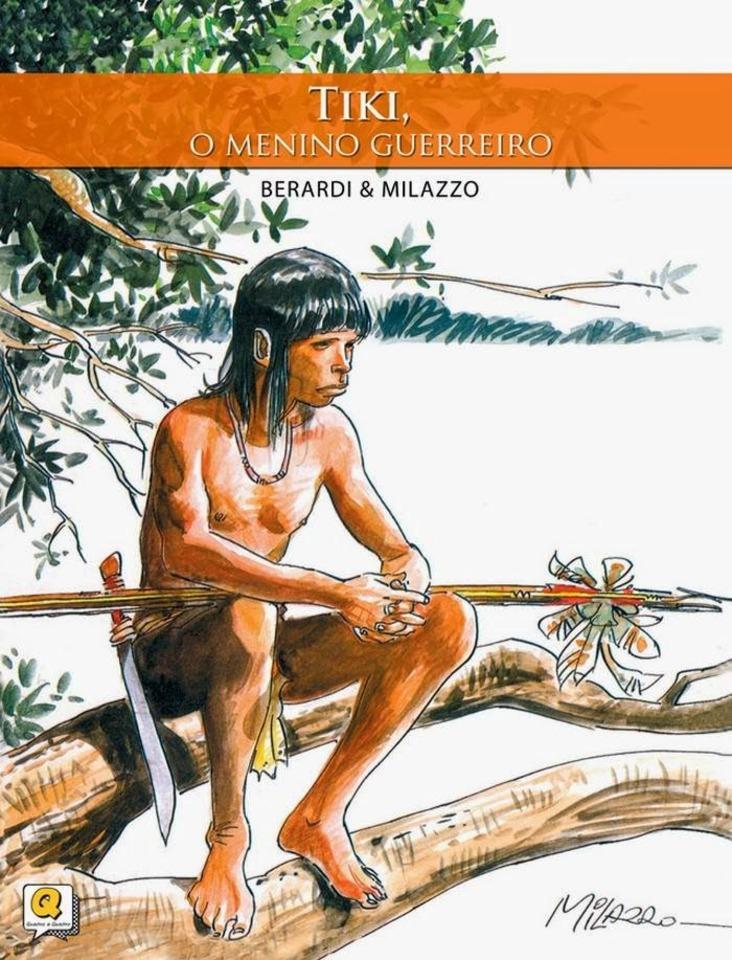 Tiki, O Menino Guerreiro cover — © Quadro a Quadro