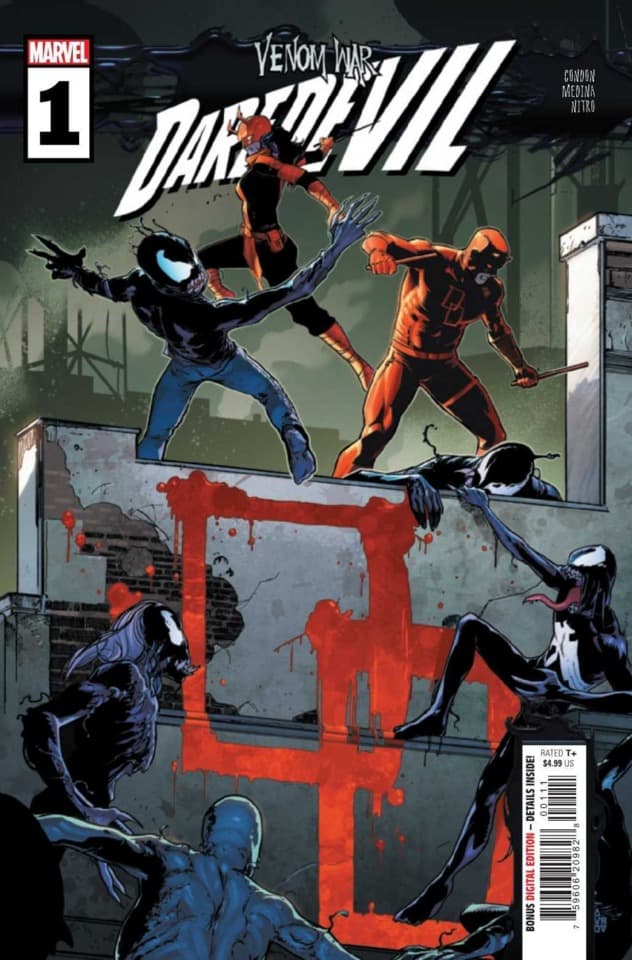 Venom War: Daredevil #1 cover