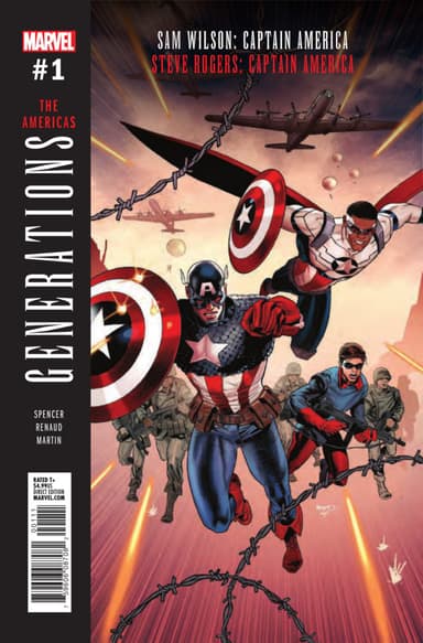 Generations: Sam Wilson: Captain America & Steve Rogers: Captain America