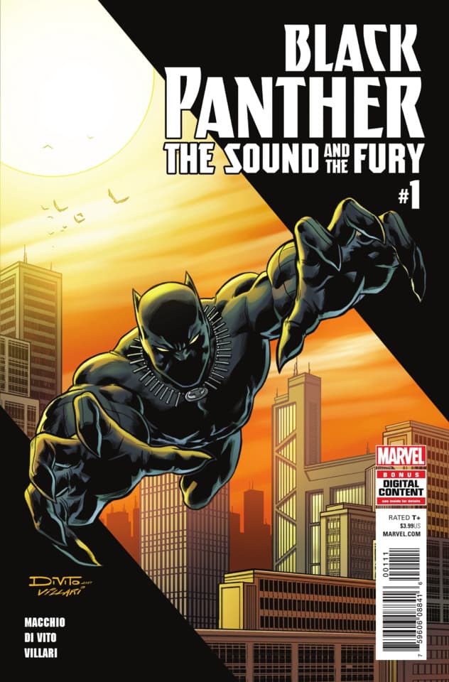 Black Panther: The Sound and the Fury cover — © Marvel Comics