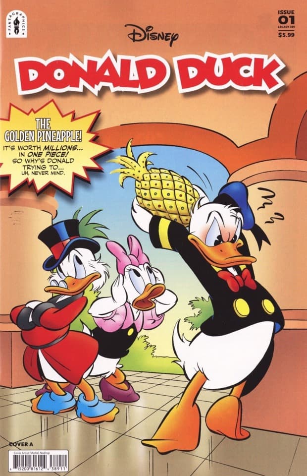 Donald Duck cover — © Fantagraphics Books