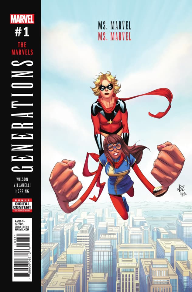 Generations: Ms. Marvel & Ms. Marvel cover — © Marvel Comics