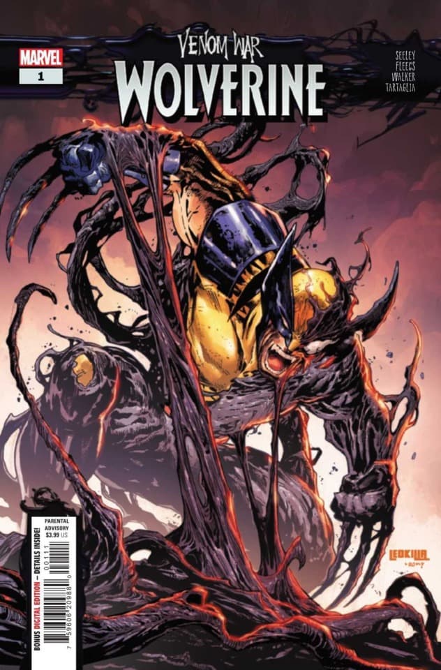 Venom War: Wolverine #1 cover