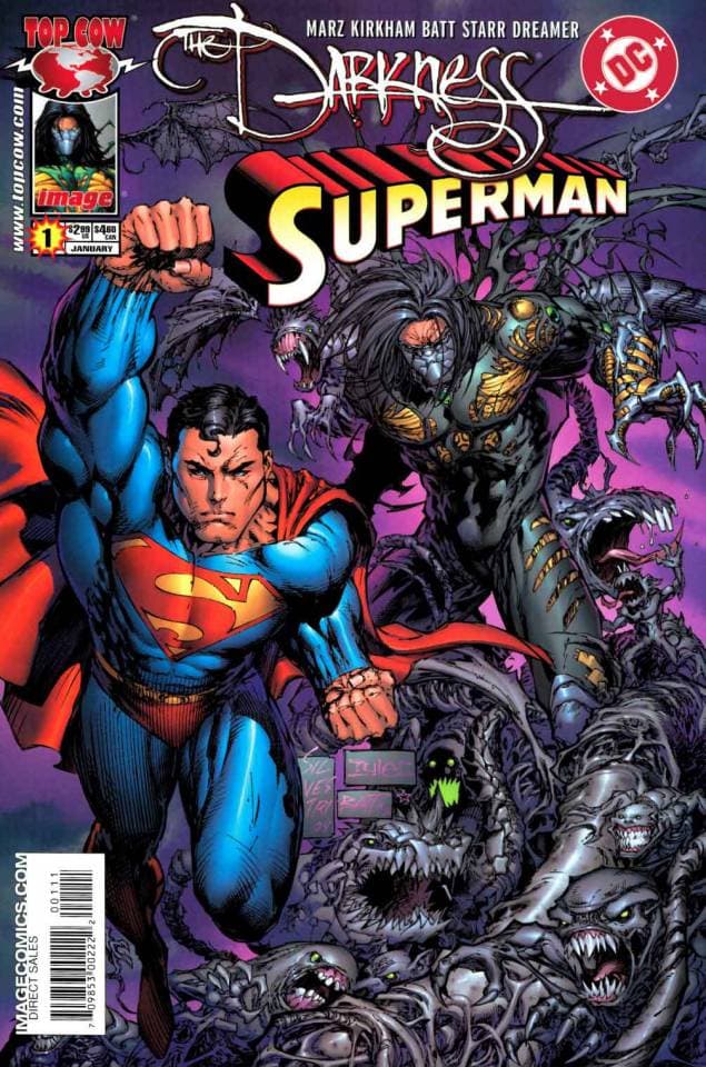 The Darkness / Superman cover — © Image Comics