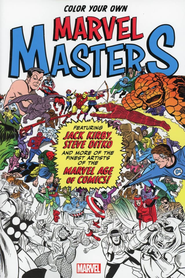 Color Your Own Marvel Masters