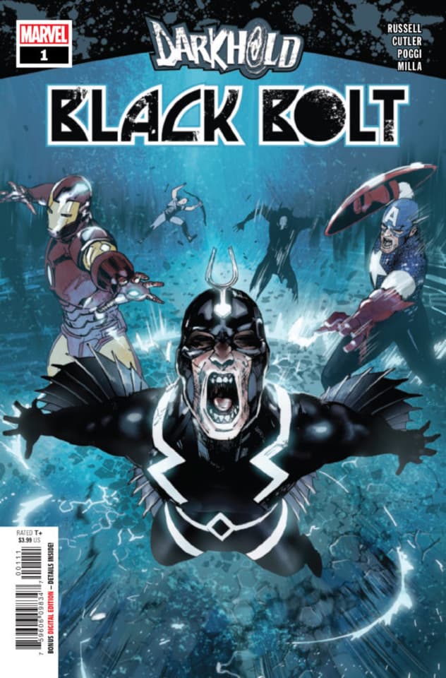 The Darkhold: Black Bolt cover — © Marvel Comics