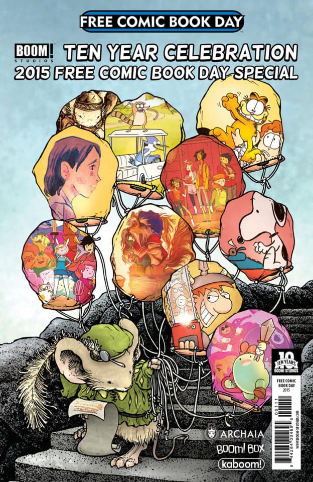 BOOM! Studios Ten Year Celebration 2015 Free Comic Book Day Special