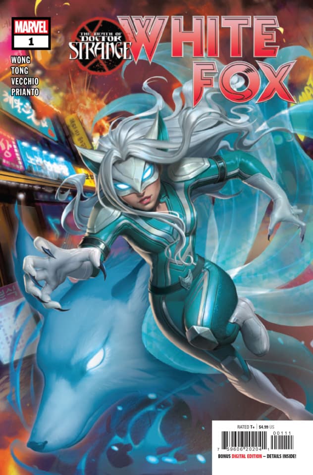 Death of Doctor Strange: White Fox cover — © Marvel Comics