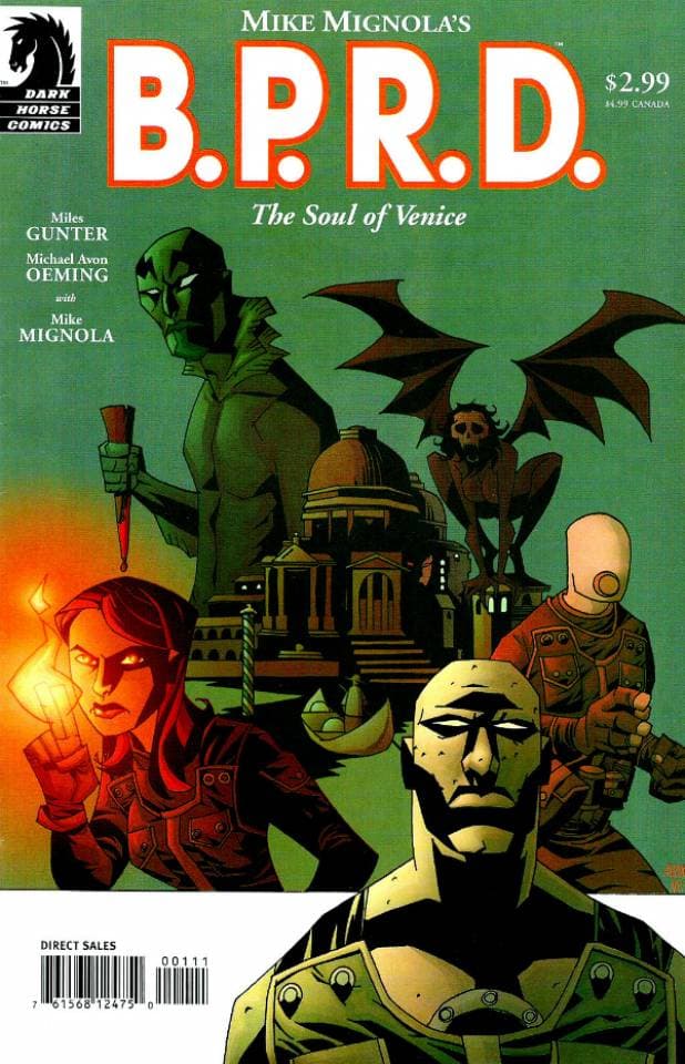 B.P.R.D.: The Soul of Venice cover — © Dark Horse Comics