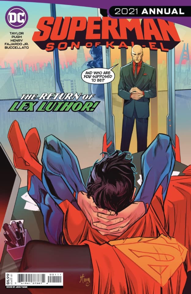 Superman: Son of Kal-El 2021 Annual cover — © DC Comics