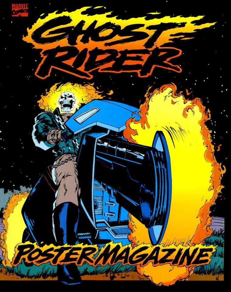 Ghost Rider Poster Magazine