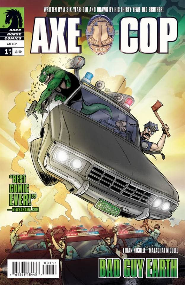 Axe Cop: Bad Guy Earth #1 cover