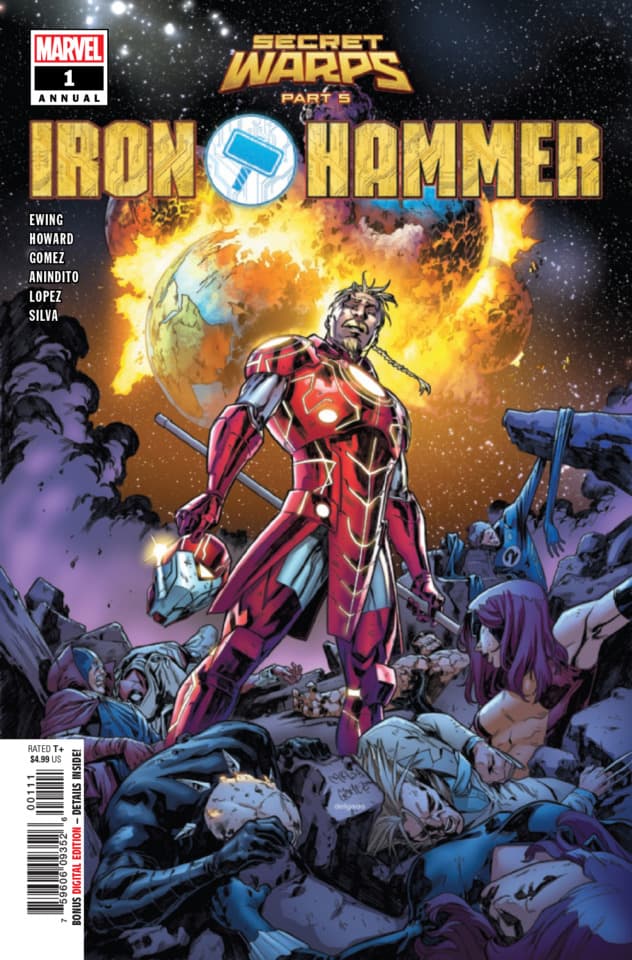 Secret Warps: Iron Hammer Annual cover — © Marvel Comics