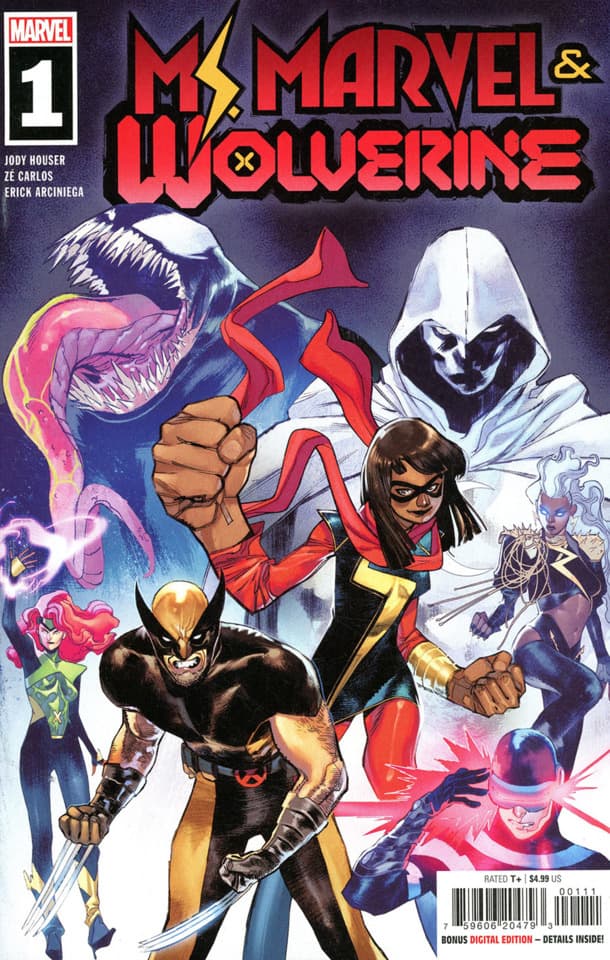 Ms. Marvel & Wolverine cover — © Marvel Comics