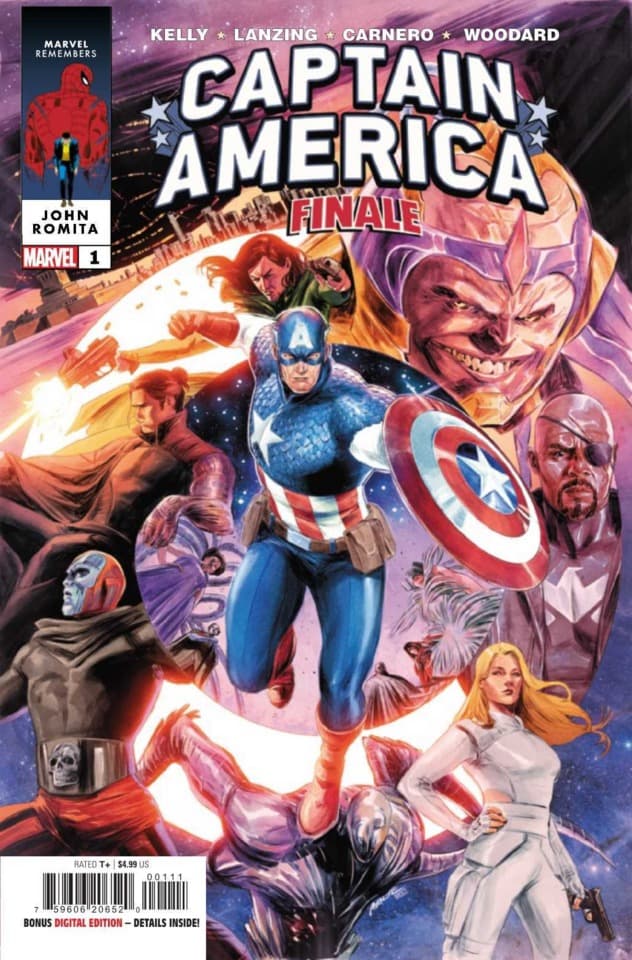 Captain America: Finale cover — © Marvel Comics