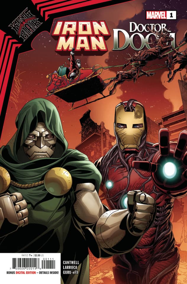 King In Black: Iron Man/Doom cover — © Marvel Comics