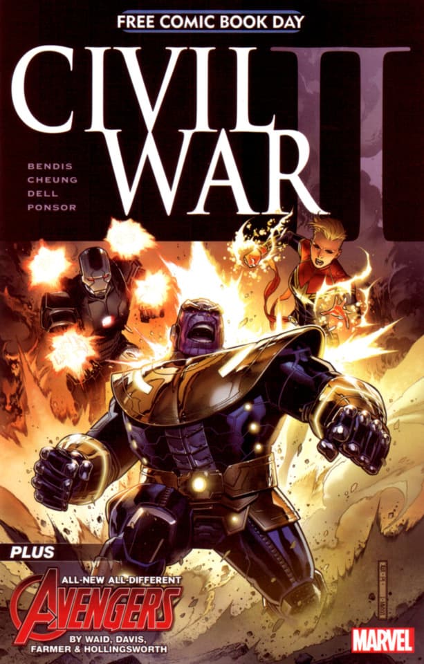 Free Comic Book Day 2016 (Civil War II) cover — © Marvel Comics