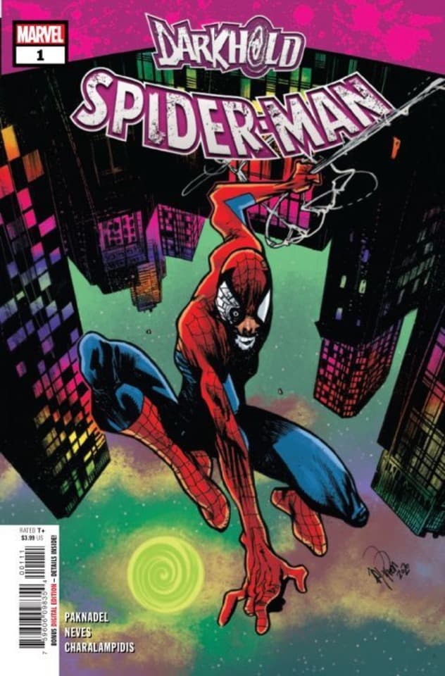 The Darkhold: Spider-Man cover — © Marvel Comics