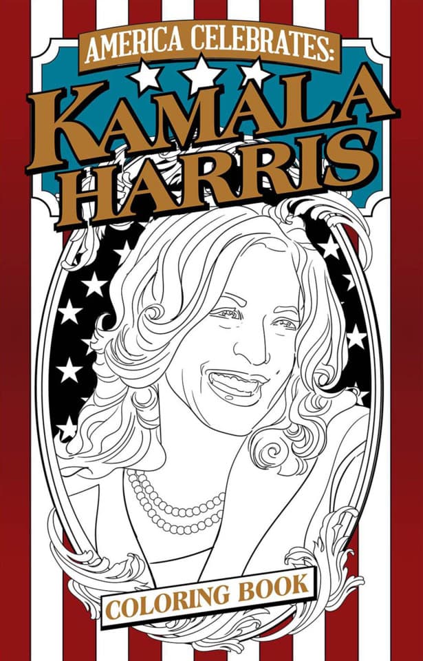 America Celebrates: Kamala Harris Coloring Book