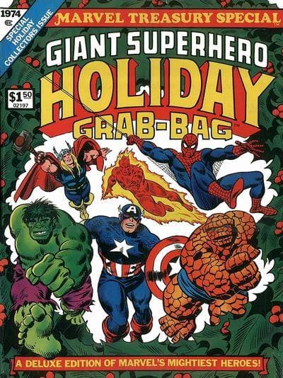 Marvel Treasury Special Giant Superhero Holiday Grab-Bag