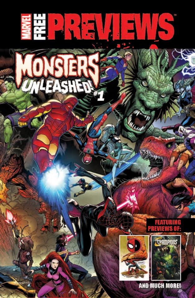 Marvel Free Previews Monsters Unleashed