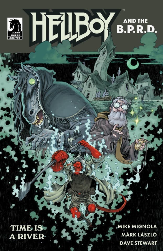 Hellboy and the B.P.R.D.: Time is a River cover — © Dark Horse Comics