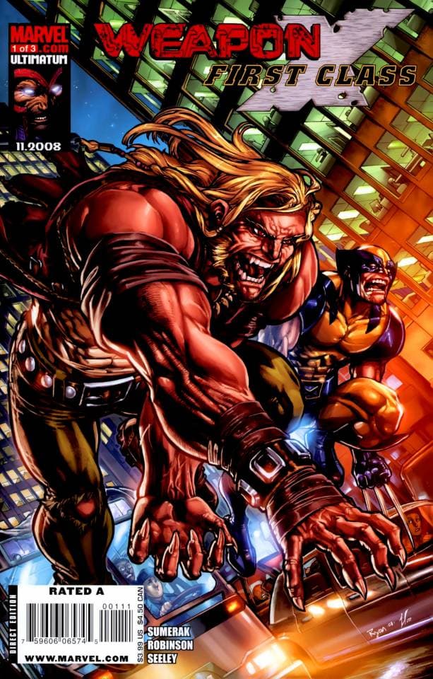 Weapon X: First Class cover — © Marvel Comics
