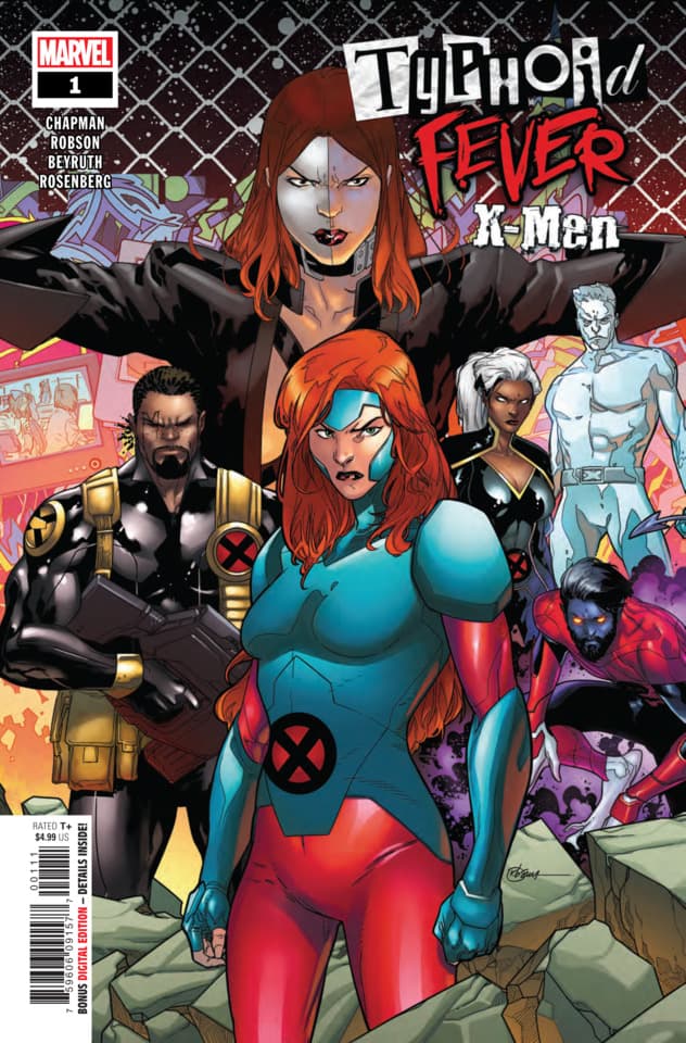 Typhoid Fever: X-Men cover — © Marvel Comics