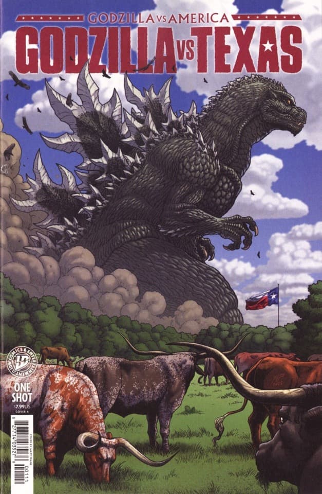 Godzilla vs. America: Texas cover — © IDW Publishing
