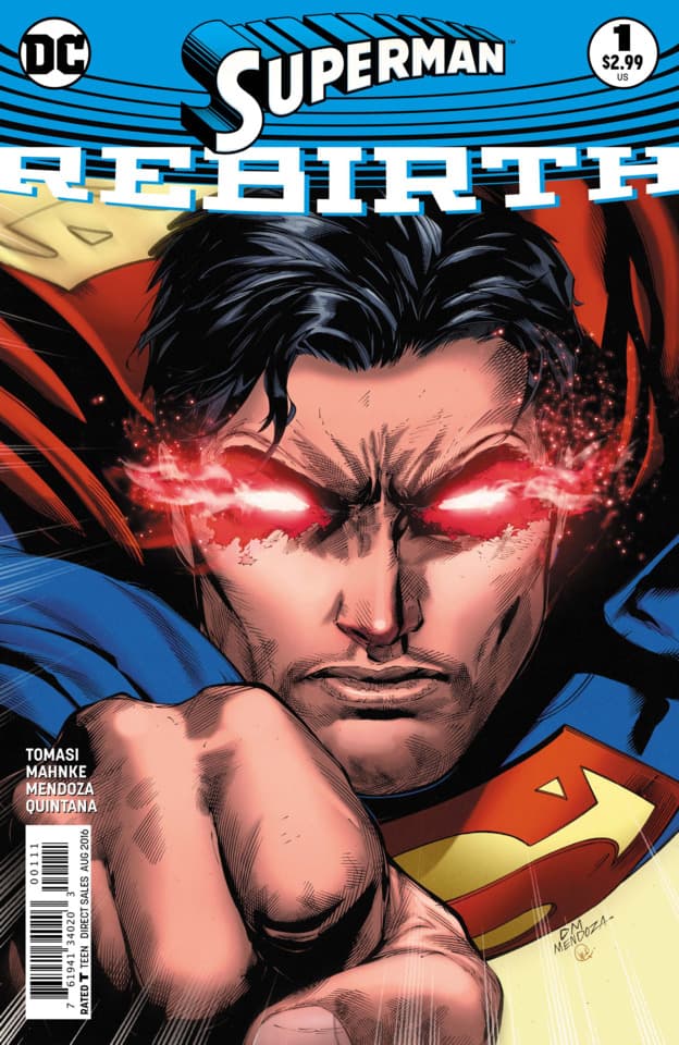Superman: Rebirth cover — © DC Comics