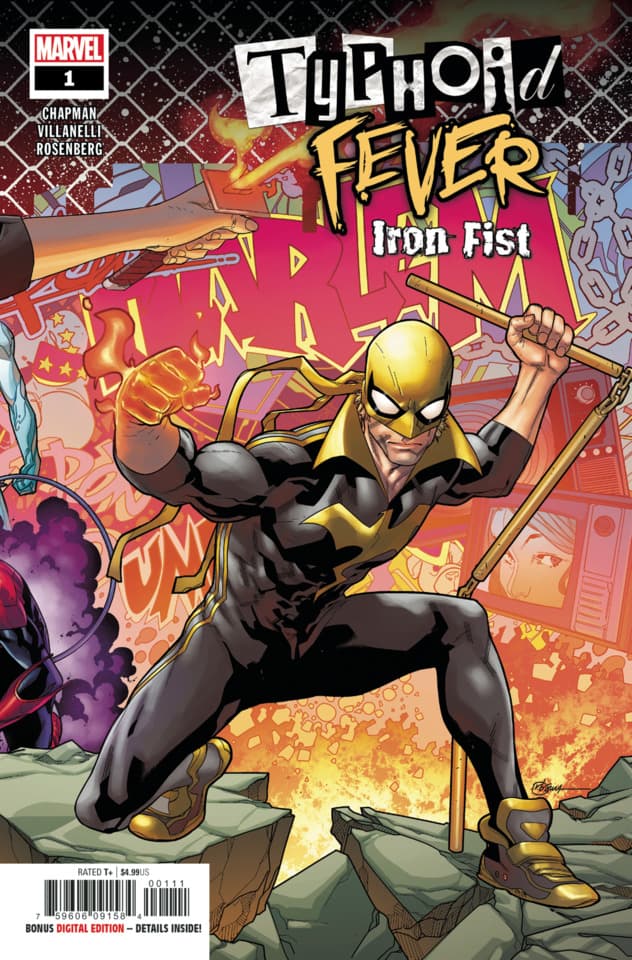 Typhoid Fever: Iron Fist cover — © Marvel Comics
