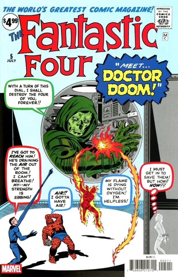 Fantastic Four No. 5 Facsimile Edition