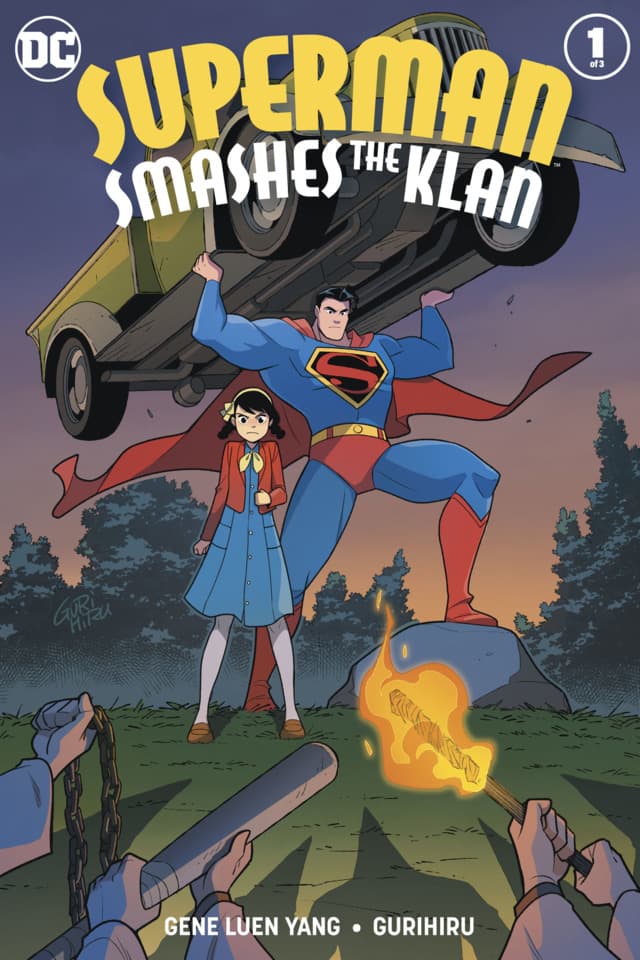 Superman Smashes the Klan #1 cover