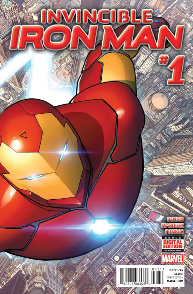 Invincible Iron Man cover — © Marvel Comics
