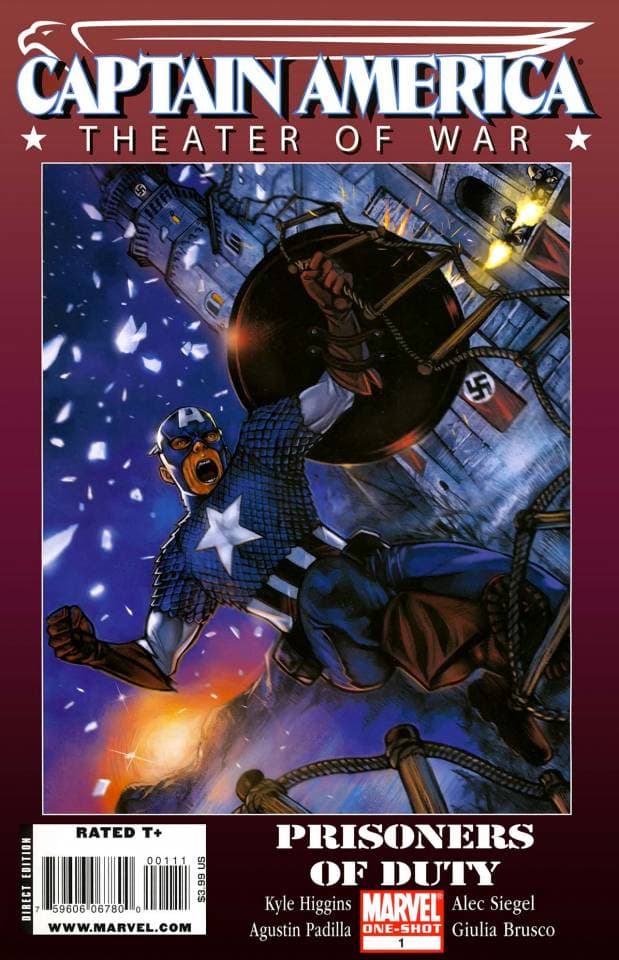 Captain America Theater of War: Prisoners of Duty cover — © Marvel Comics