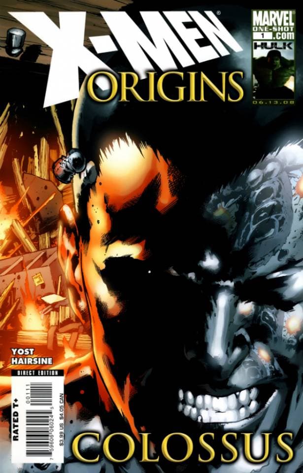 X-Men Origins: Colossus cover — © Marvel Comics