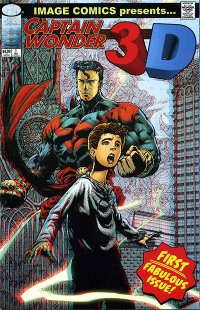 Captain Wonder 3 D cover — © Image Comics
