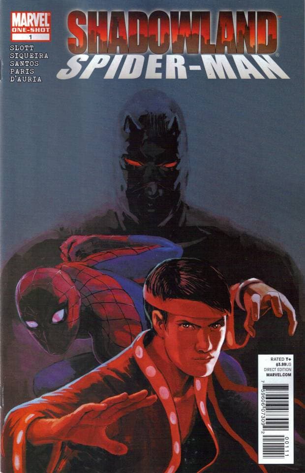 Shadowland: Spider-Man cover — © Marvel Comics