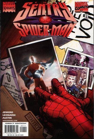 Sentry/Spider-Man cover — © Marvel Comics