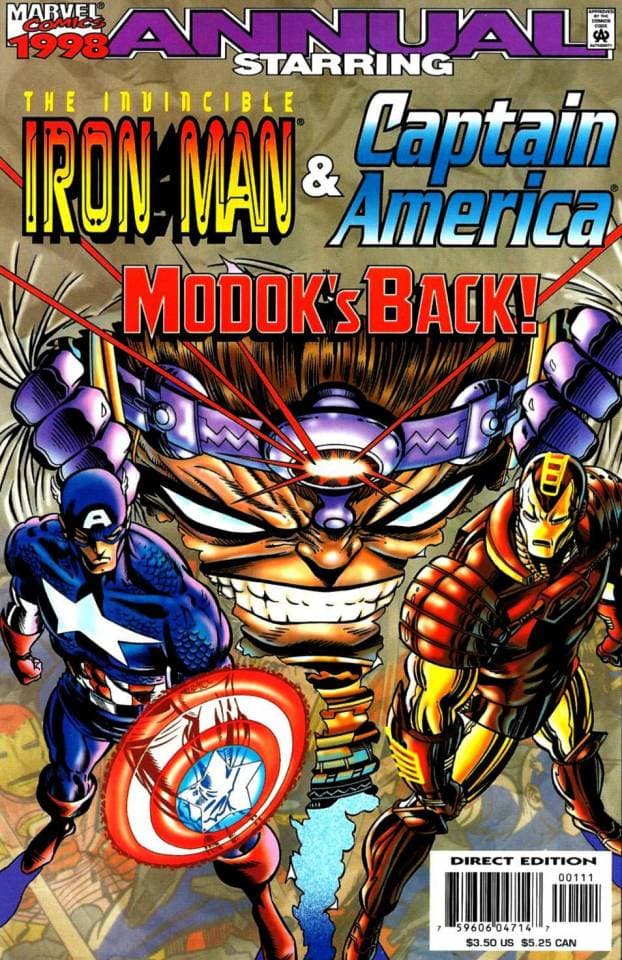 Iron Man / Captain America '98 cover — © Marvel Comics