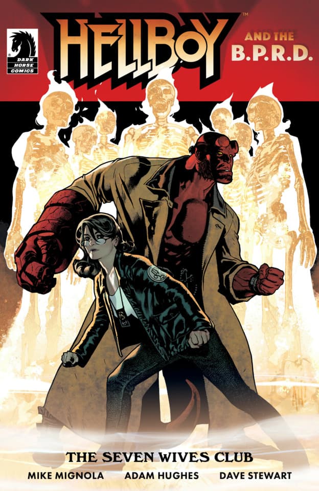 Hellboy and the B.P.R.D.: The Seven Wives Club cover — © Dark Horse Comics