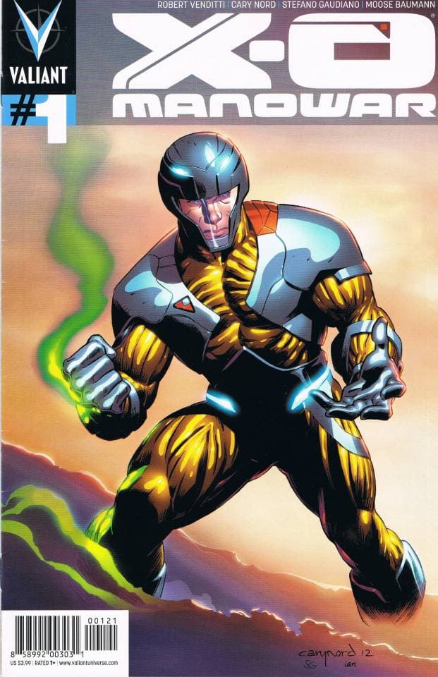 X-O Manowar cover — © Valiant Comics