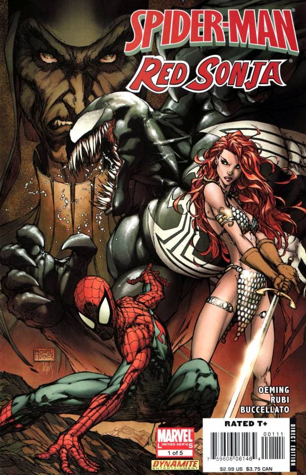 Spider-Man/Red Sonja cover — © Marvel Comics