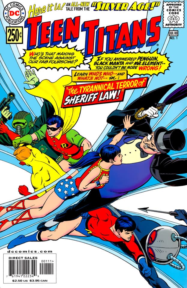 Silver Age: Teen Titans cover — © DC Comics