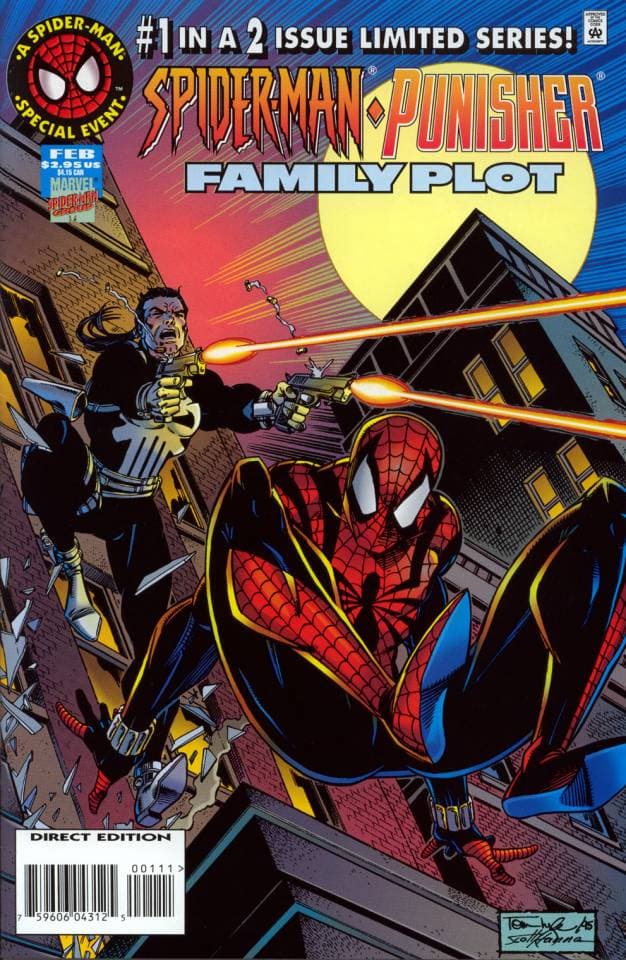 Spider-Man/Punisher: Family Plot cover — © Marvel Comics
