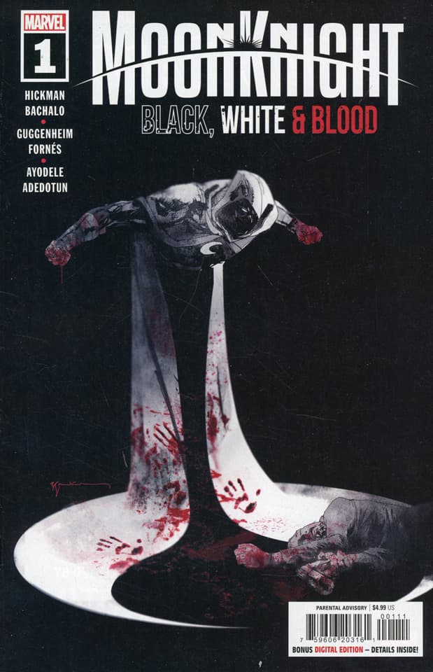 Moon Knight: Black, White & Blood cover — © Marvel Comics