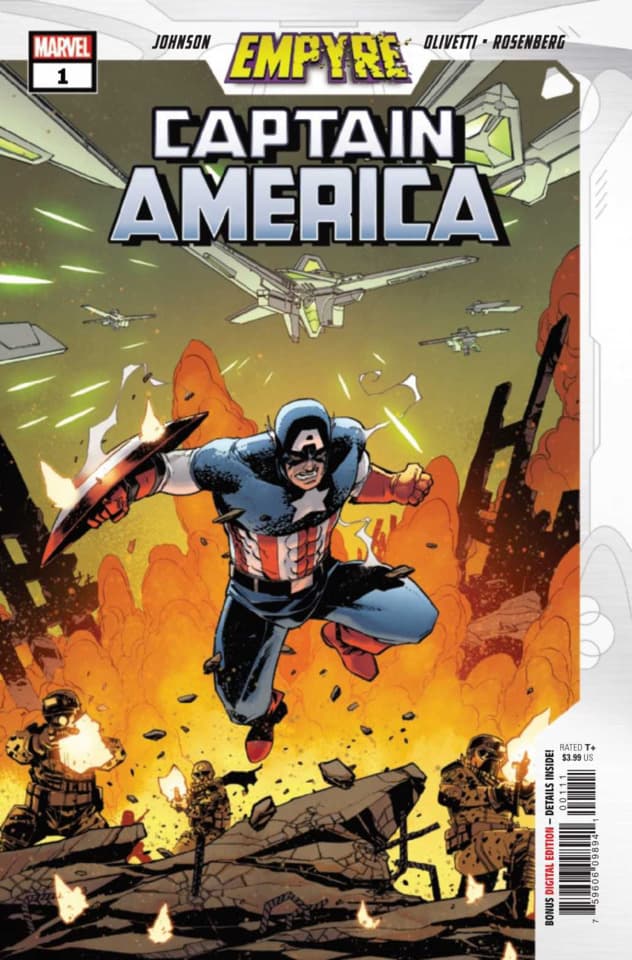 Empyre: Captain America cover — © Marvel Comics